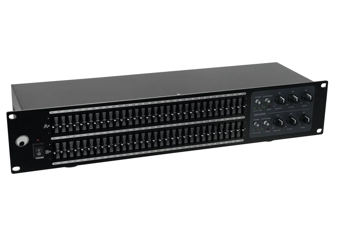 OMNITRONIC GEQ-2310 Equalizer 2x31-Band