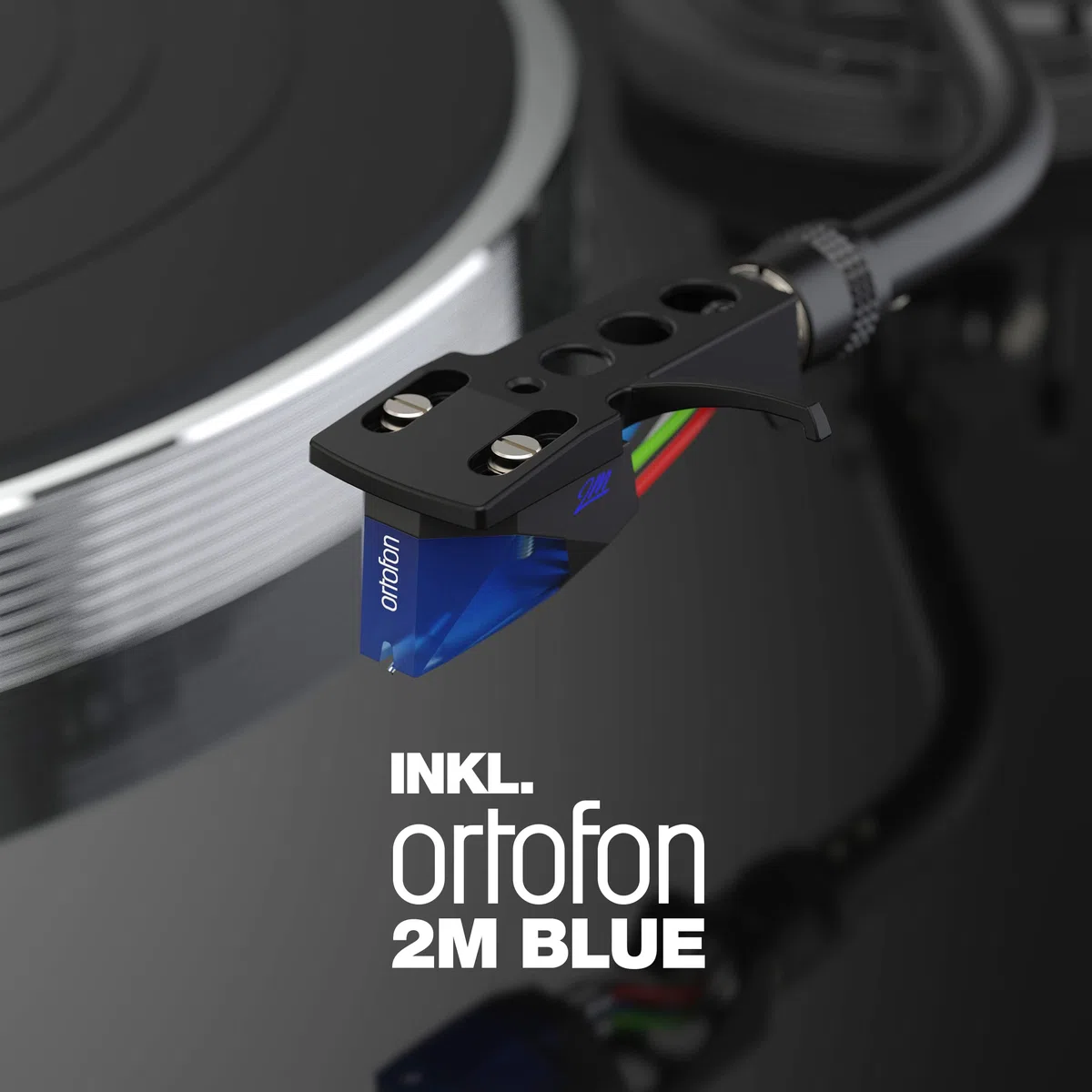 Reloop Turn X - Premium HiFi-Plattenspieler Inkl. Ortofon 2M Blue, High Torque-Direktantrieb, Präzise Rotationssteuerung, 3 Geschwindigkeiten, CNC-Aluminium-Druckgussteller, Anti-Skating, Schwarz