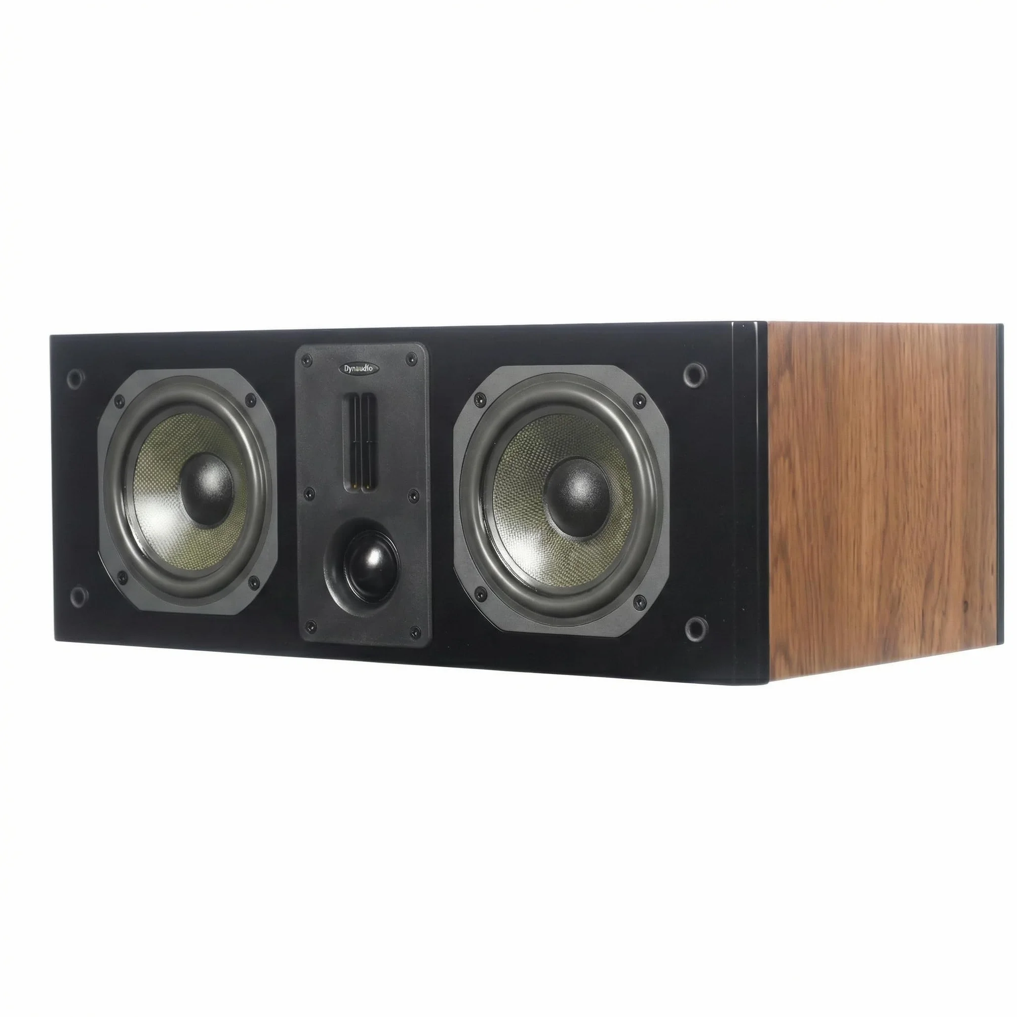 Dynavoice Definition DC-5 Centerlautsprecher Eiche 5 25 Zoll Kevlar Tieftöner Bändchen Hochtöner Soft Dome 36Hz–32kHz 92dB 180W Max Bi Wiring Mittelton Feinabstimmung Heimkino Surround Premium Klang