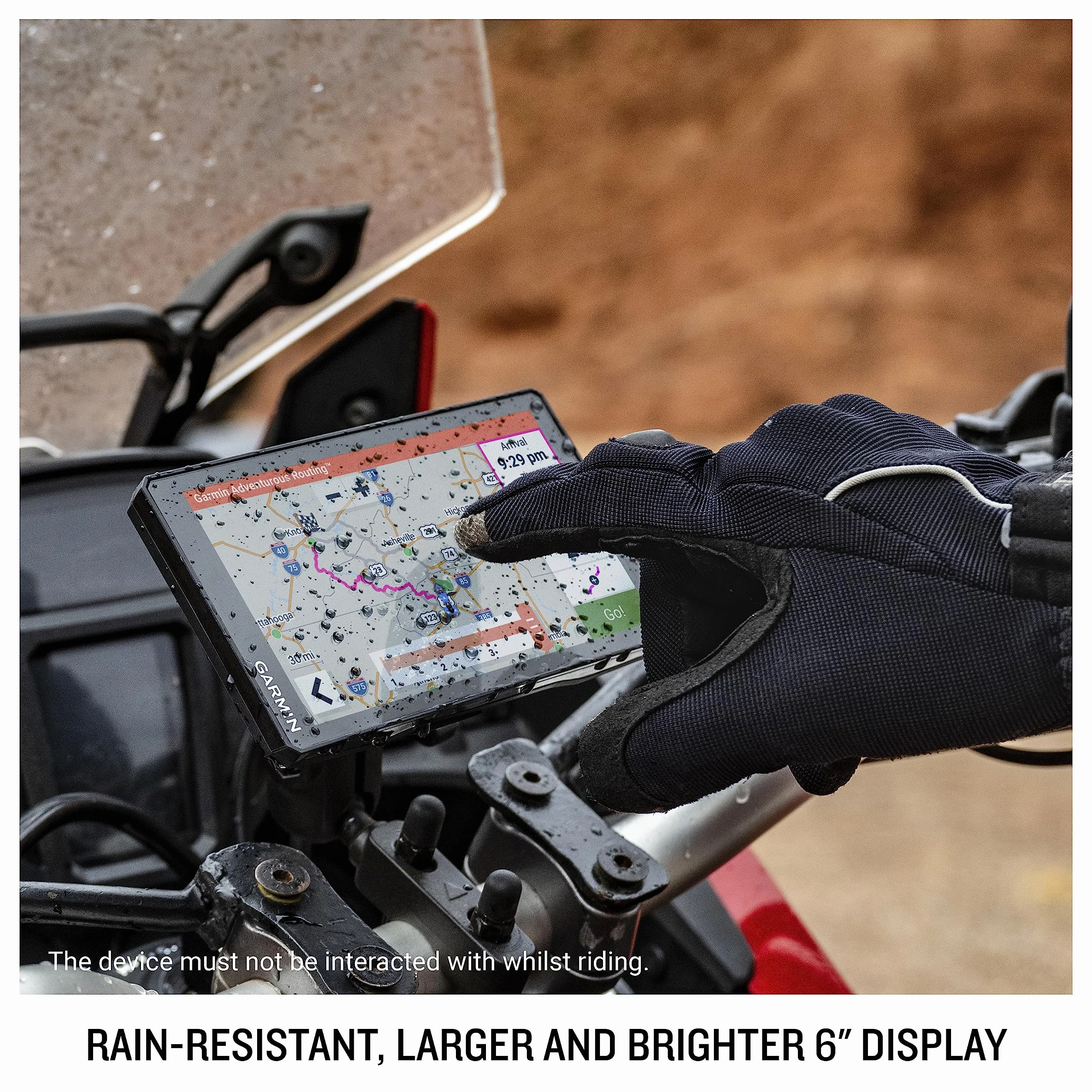 Garmin zūmo XT2 - Satelliten-Navigationssystem für Geländemotorräder, 6 Zoll großes, helles Display, lesbar im Sonnenlicht, regenfest, visueller Routenplaner und Zusammenfassungen von