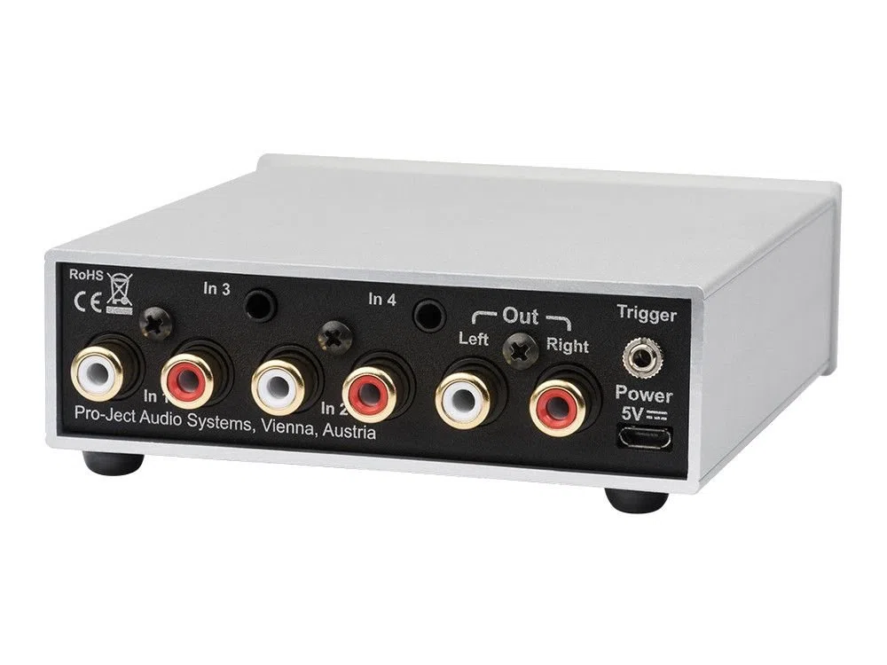 Pro-Ject Pre Box S2 Analogue, Audiophiler Stereo Vorverstärker (Schwarz)