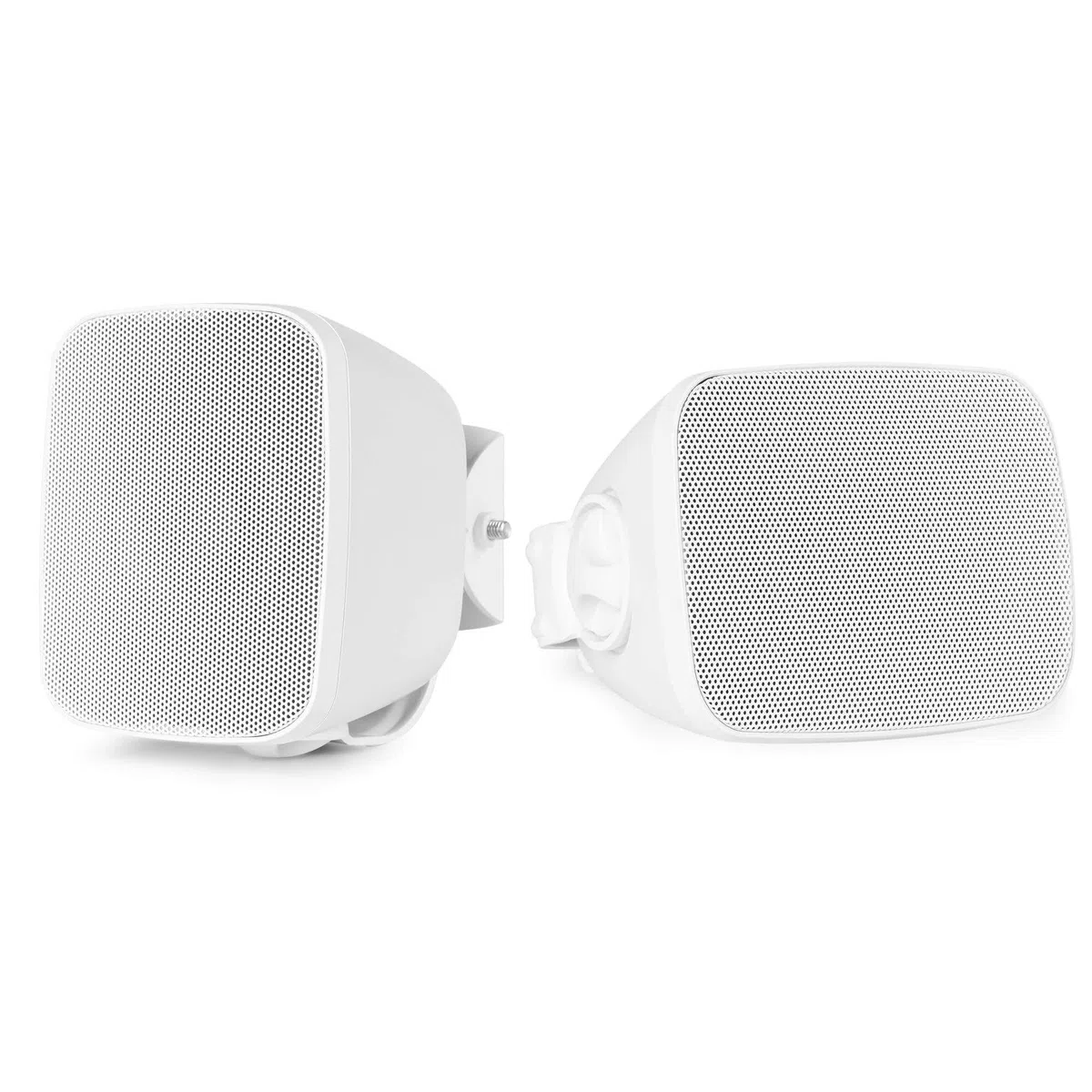 Power Dynamics BD30W - Outdoor Lautsprecher Wetterfest, IPX5 Wand Lautsprecher Boxen, Set - 40 Watt mit 3" Woofer, In- und Outdoor Wandlautsprecher mit Wandhalterung, Festmontage Wand & Decke, Weiß