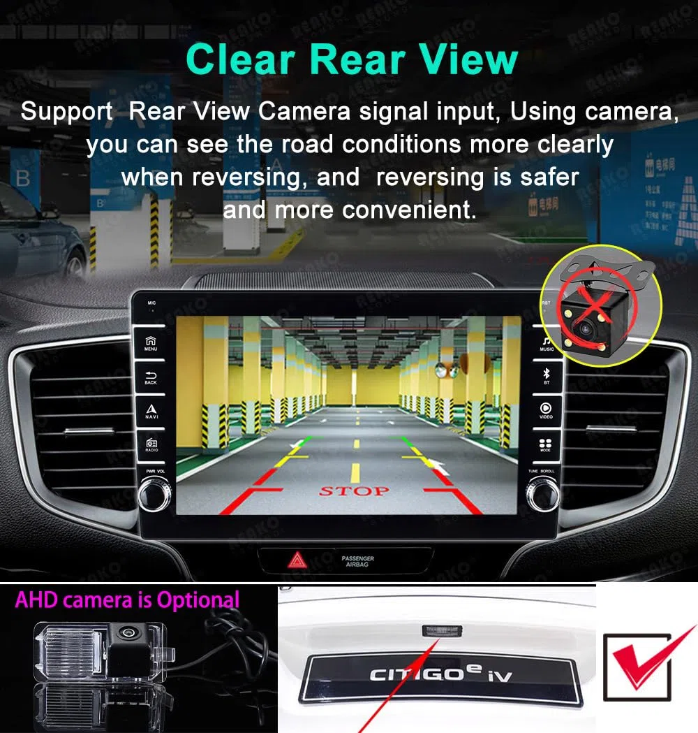 8" Android Auto Radio GPS Navigator Carplay Fit for VW Load UP 121 122 123 BL1 BL2 BL3 Fit for Skoda Citigo E-Citigo AA NF1 NE1 RCD215 mit BT FM USB TPMS SWC Mirror Link