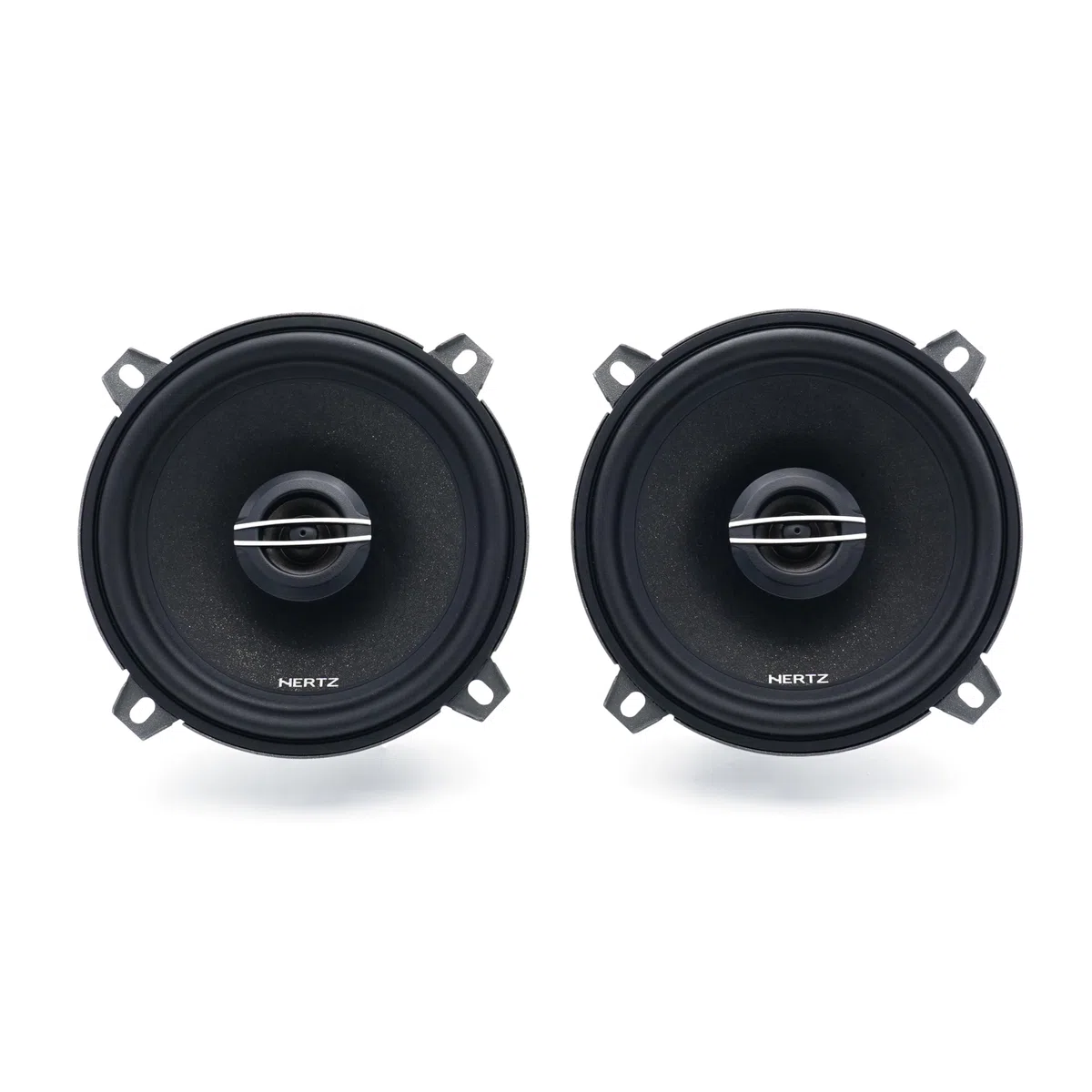 Hertz CX 130 Koaxiallautsprecher 130 mm 2-Wege mit PEI-Hochtöner und Polypropylen-Konus, 150W Peak, 50W RMS, 92,5 dB Empfindlichkeit, 4 Ohm Impedanz, Einbautiefe 52 mm, Schwarz