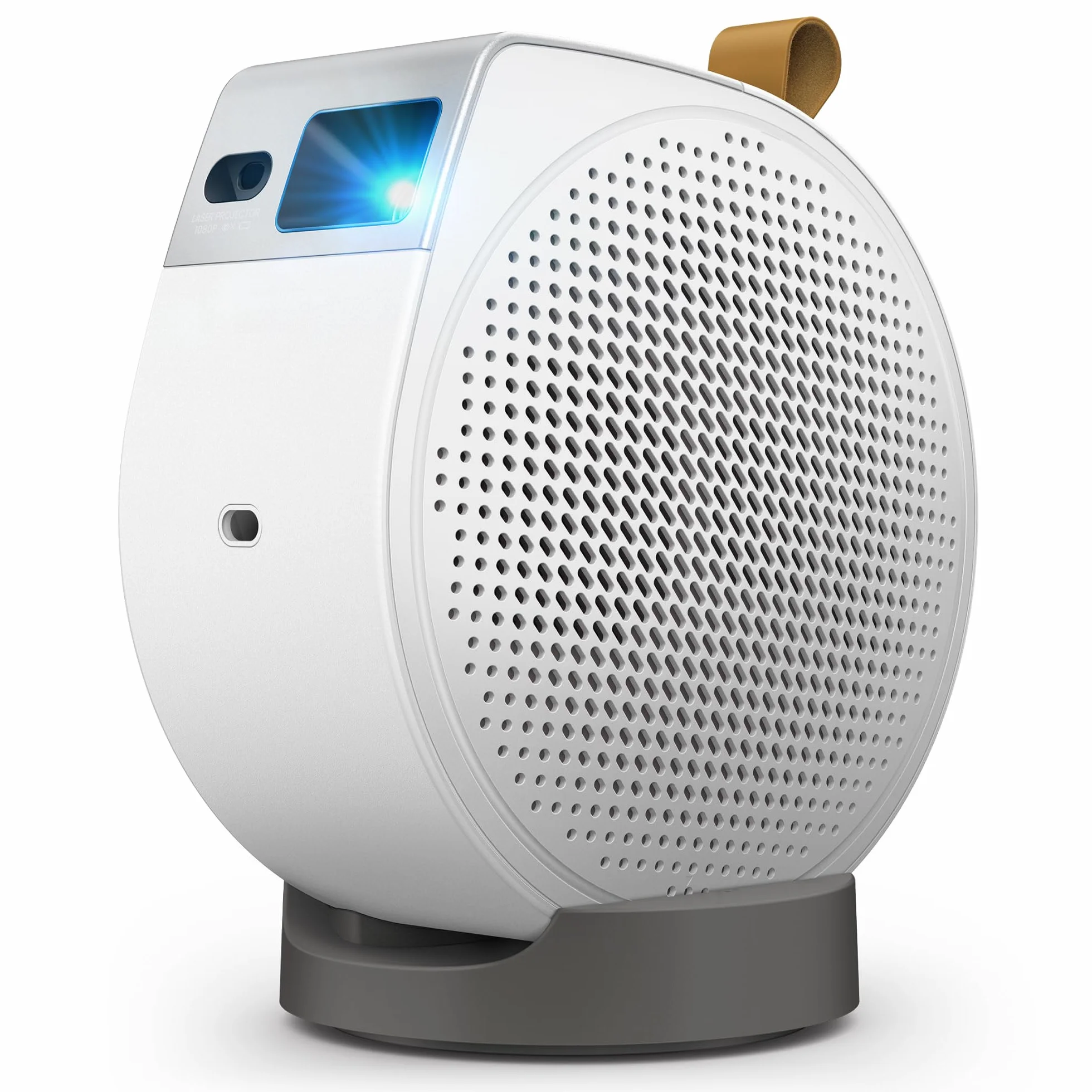 BenQ GV50 1080p Laser Tragbarer Deckenprojektor mit Stativfuß | Drehbare Winkelprojektion | 500 ANSI Lumen | 18W Bass Bluetooth Lautsprecher | Google TV mit Netflix | Chromecast & AirPlay | Autofokus