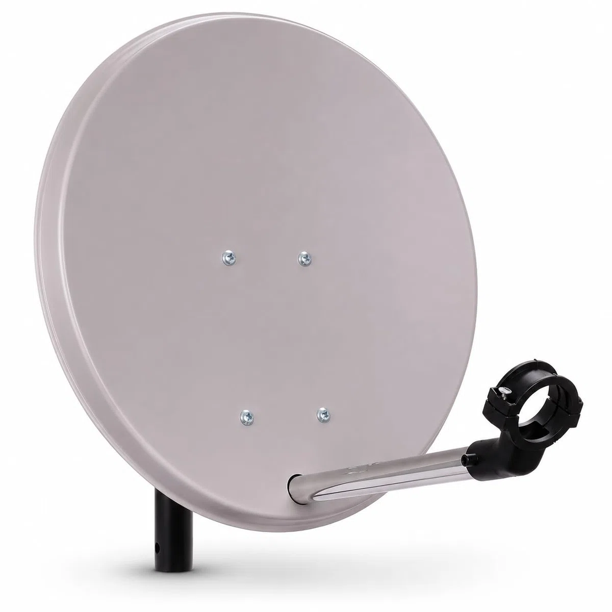 Camping SAT Anlage mit HD Receiver - 40cm SAT-Spiegel inkl. Single LNB, 10m Koaxialkabel - Mobile Satellitenanlage für Camping, Wohnmobil & Caravan - Full HD Sat Schüssel für unterwegs