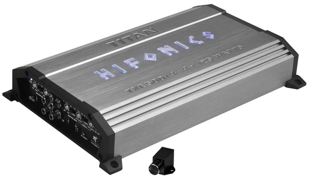 HiFonics TXE 500/4 4-Kanal Class-AB Verstärker mit 500 W RMS