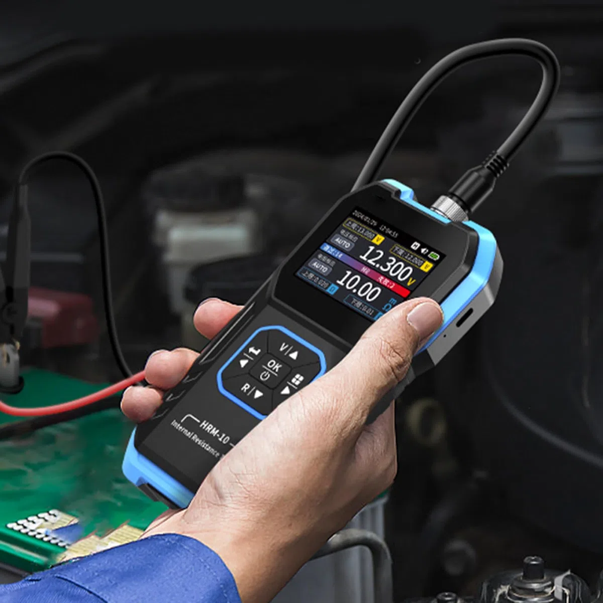 Batteriespannungs und Widerstandsmessgerät, Kondensatortester, Gerät für Elektriker und Elektronik Enthusiasten, Kondensatortester