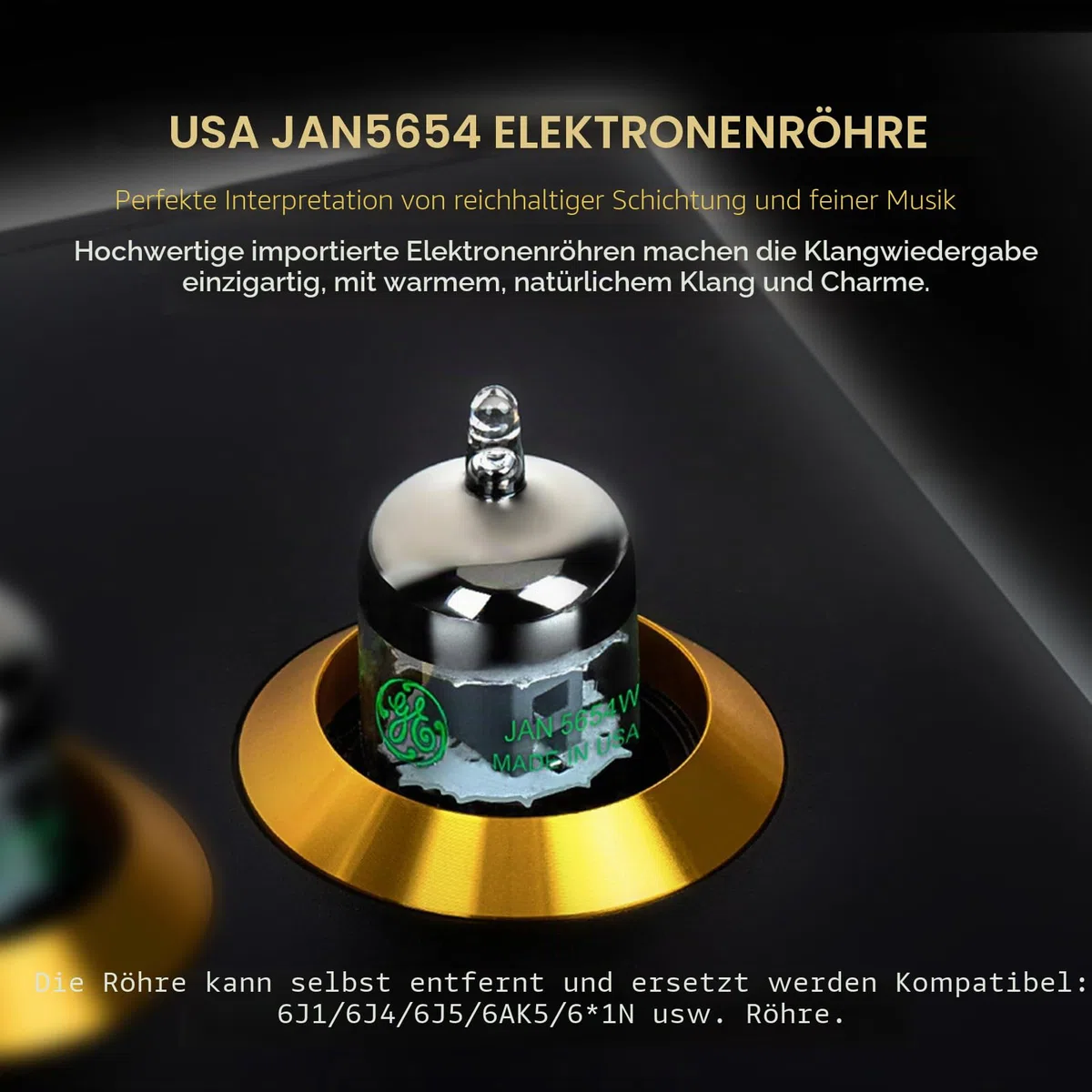 Audio Equalizer 3-Band EQ Röhrenvorverstärker für HiFi-Systeme mit JAN5654 6J1 6J4 6J5 6AK5 Kompatibilität für DVD CD MP3 Player Computer Smartphones (summina7fqks9vnye-12)