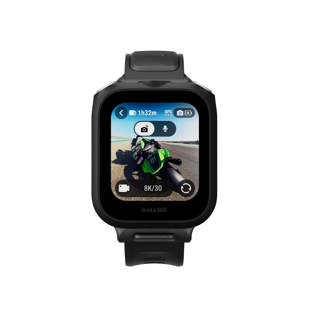 Insta360 GPS-Vorschau-Fernbedienung mit integriertem Mikrofon für X5 oder Ace Pro 2