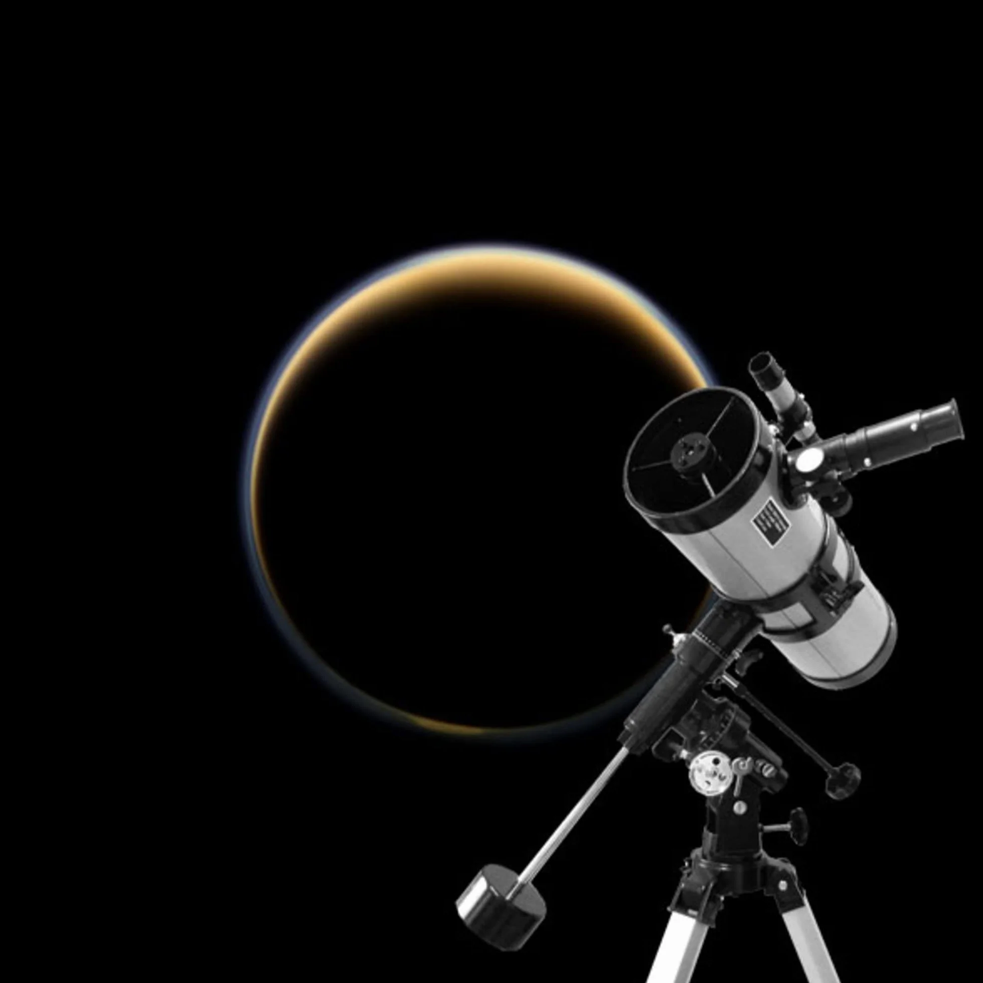 Seben Teleskop 114/1000 EQ-3 Star Sheriff - Spiegelteleskop für die Astronomie inkl. parallaktische Montierung und Big Pack Zubehör