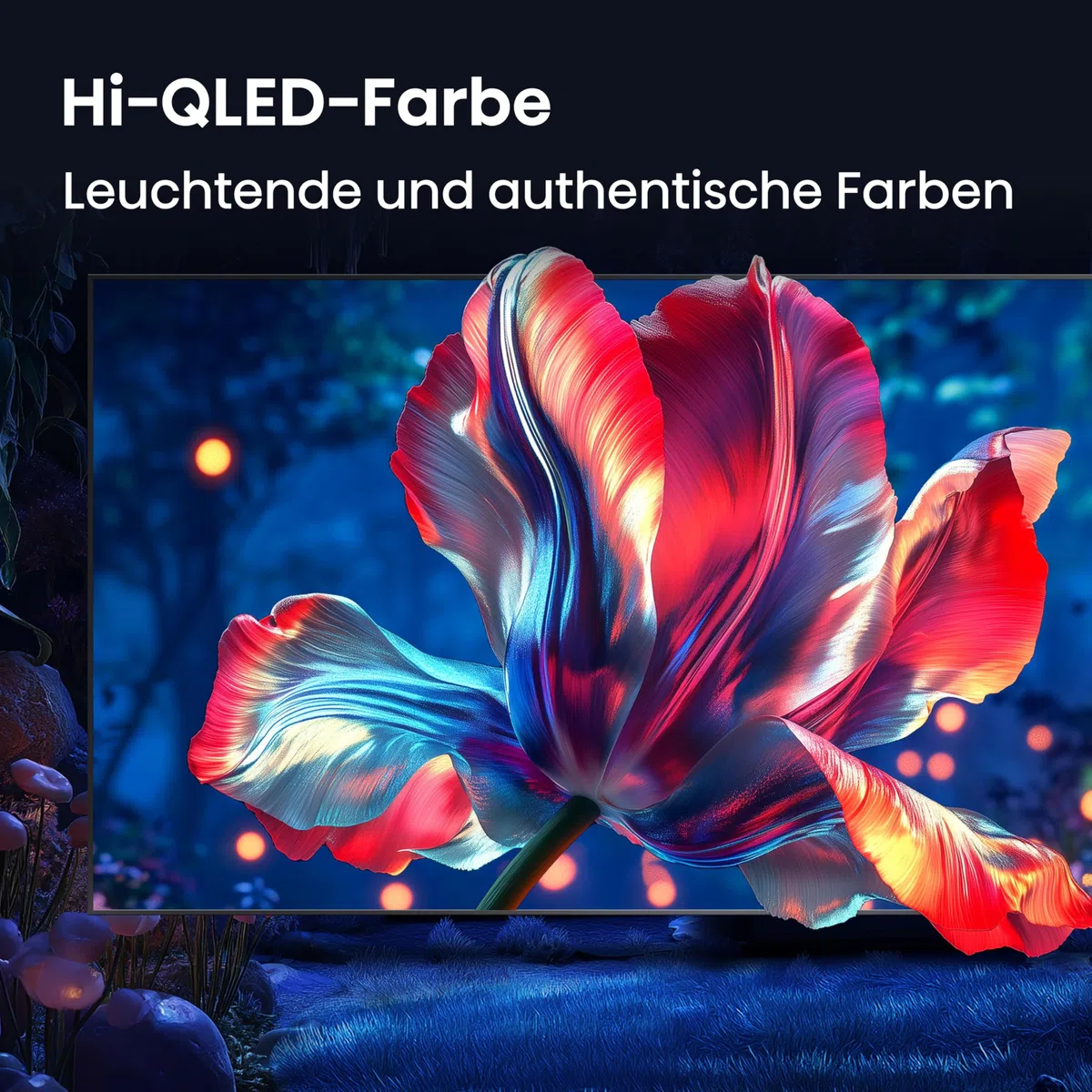 Hisense 65E7DS PRO Fernseher 65 Zoll, 4K UHD QLED, Smart TV, Hi-Concerto, 144Hz Game Mode, Hi-QLED Colour, Dolby Vision.Atmos, Filmmaker Mode, Dolby Audio, DTS Virtual: X, FreeSync Premium [2026]