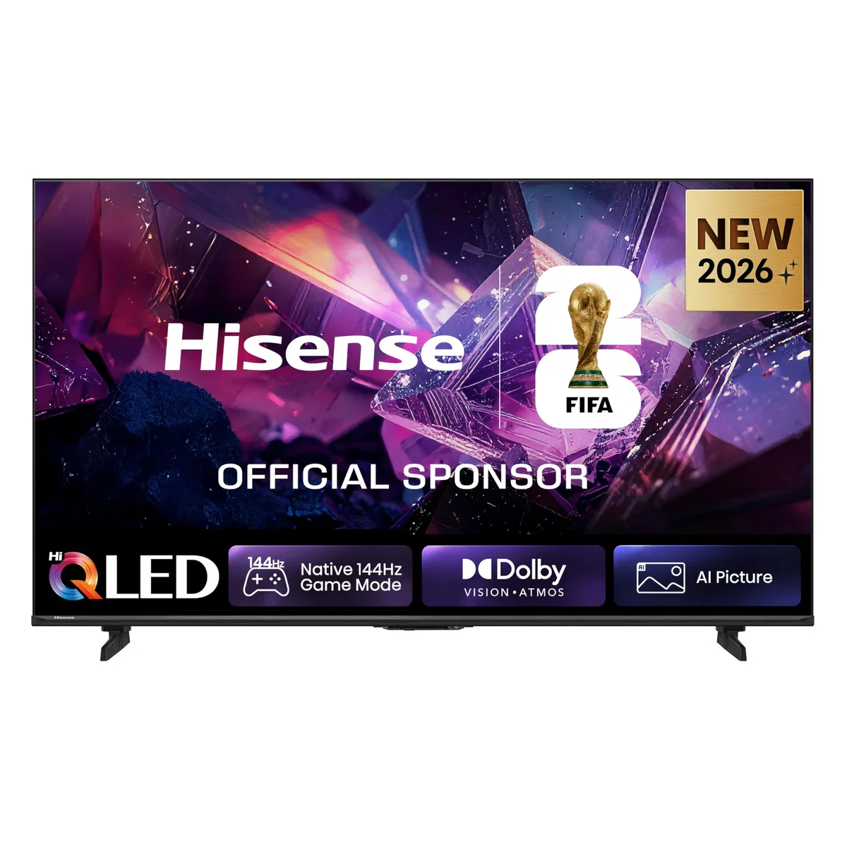 Hisense 65E7DS PRO Fernseher 65 Zoll, 4K UHD QLED, Smart TV, Hi-Concerto, 144Hz Game Mode, Hi-QLED Colour, Dolby Vision.Atmos, Filmmaker Mode, Dolby Audio, DTS Virtual: X, FreeSync Premium [2026]