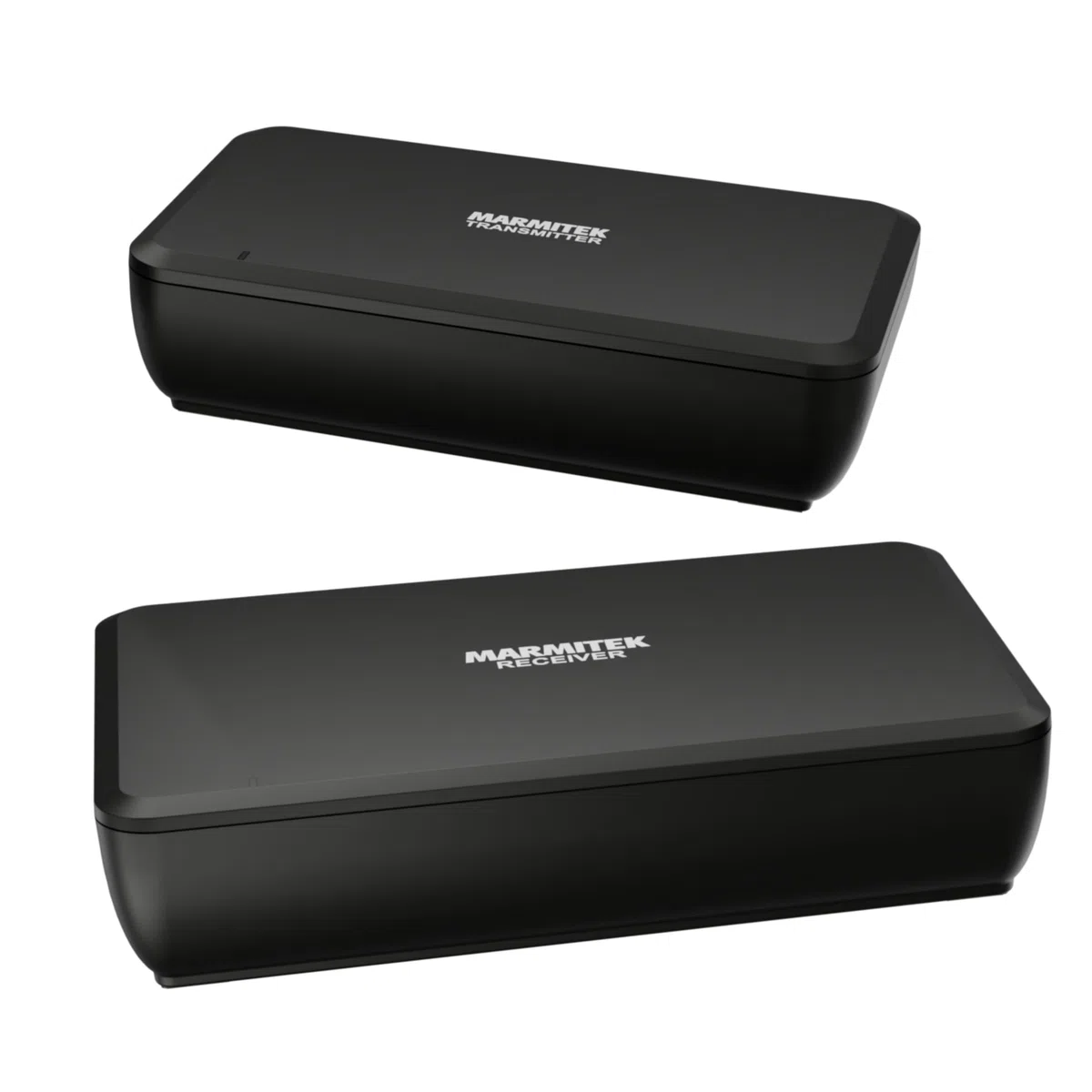 Marmitek Surround Anywhere 221 - Kabelloser Lautsprecher-Sender - Digitaler Audio-Sender ohne Latenz – integrierter Verstärker & Lautstärkeregelung – Surround Lautsprecher drahtlos | Rear Adapter für Heimkino, drahtlose Rücklautsprecher, Sender Empfänger