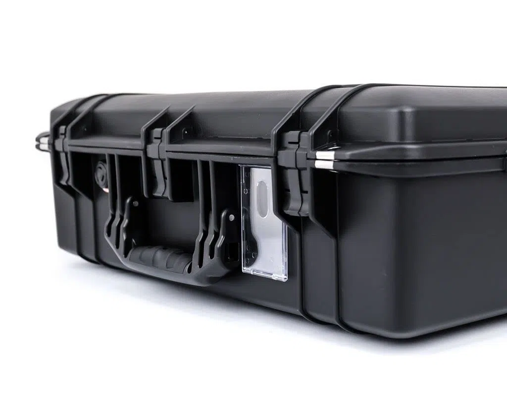 PELI 1555 Air Leichter Schutzkoffer für Kamera Equipment, Wasser- und Staubdicht, 36L Volumen, Mit Schaumstoffeinlage (Anpassbar), Schwarz
