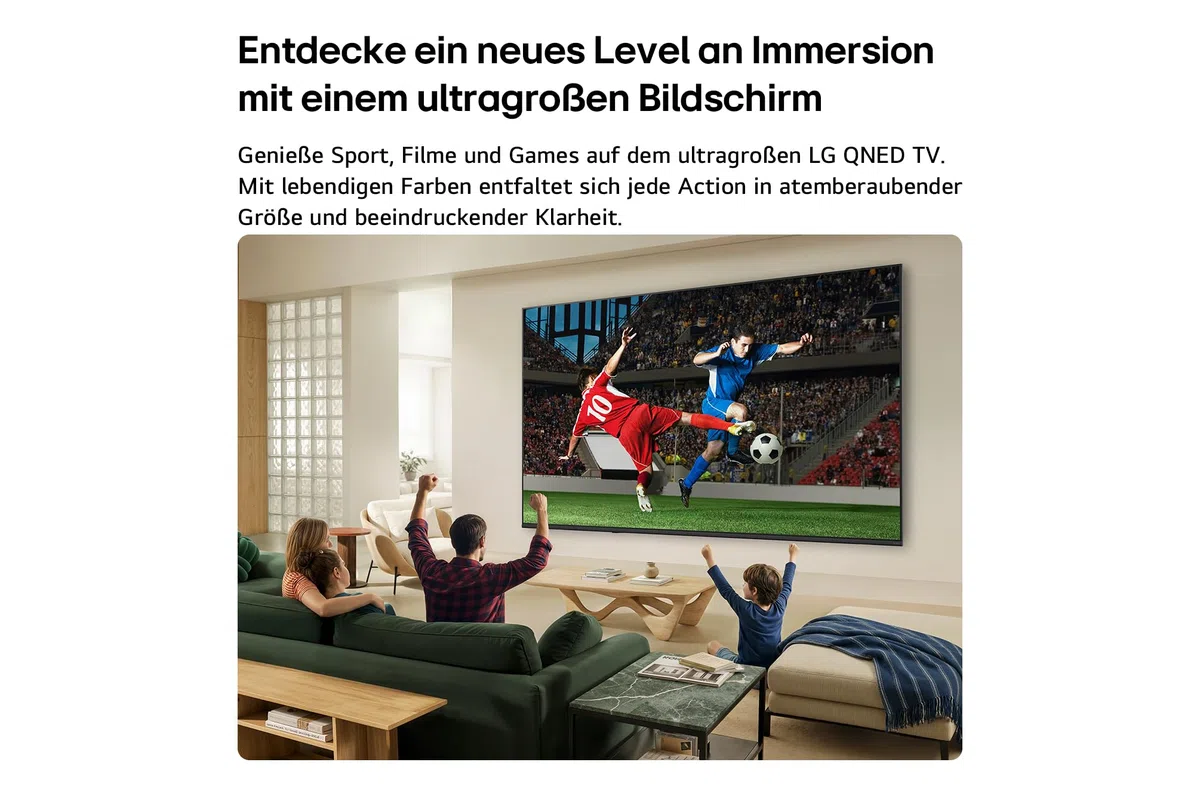 LG 55QNED7EB3C TV 55 Zoll (139 cm) 4K QNED Mini LED AI TV (α7 Gen9 4K AI Prozessor, webOS 26, 60Hz (VRR bis zu 60Hz)) [Modelljahr 2026]