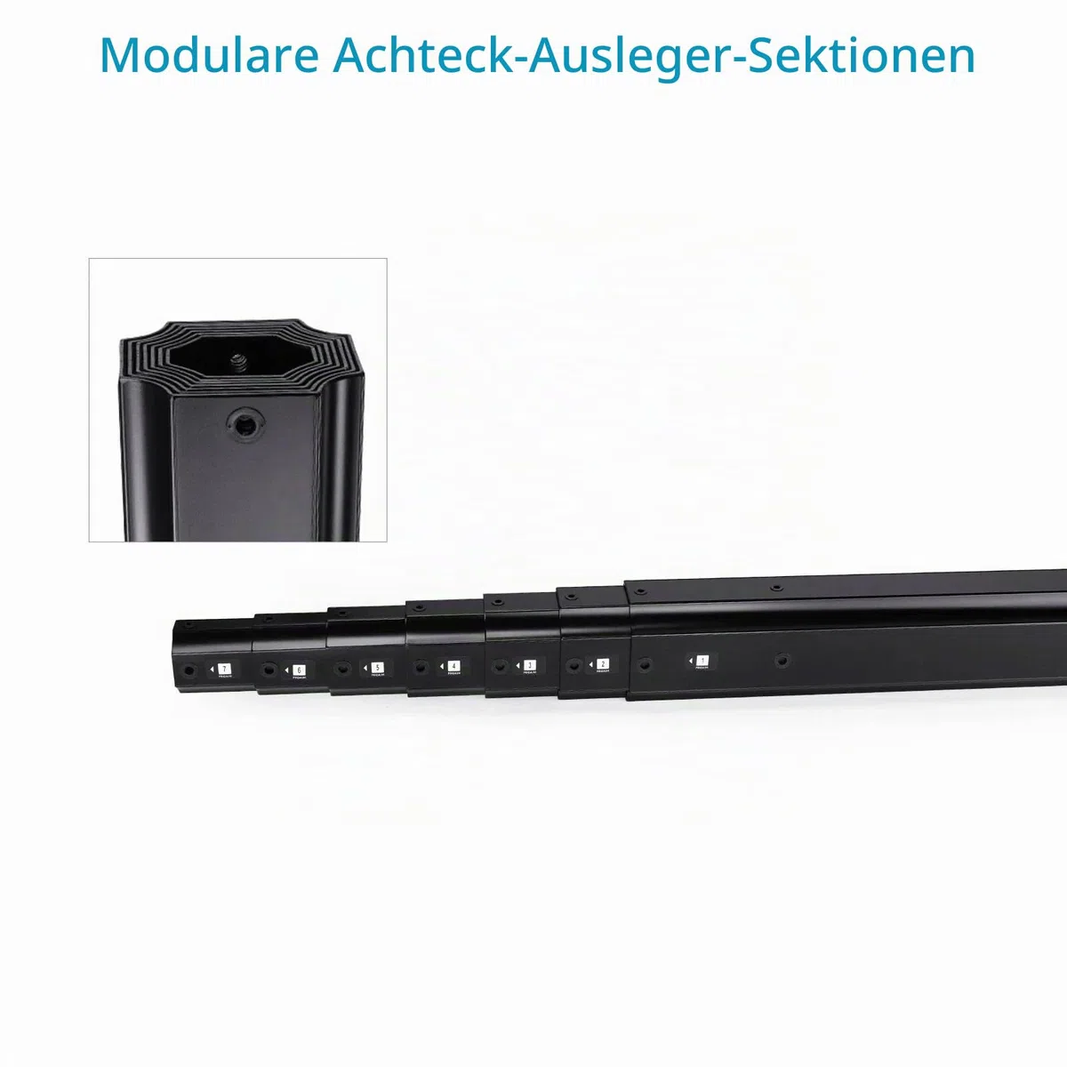 PROAIM Kite-22 Starter 24,5-Fuß Kran-Set mit Stand & Dolly, 20 kg | Verstellbar von 12,8–24,5 ft Reichweite mit 7-teiligem Arm; D-33 Dolly und 250-kg-Stativ für sicheren Stand.