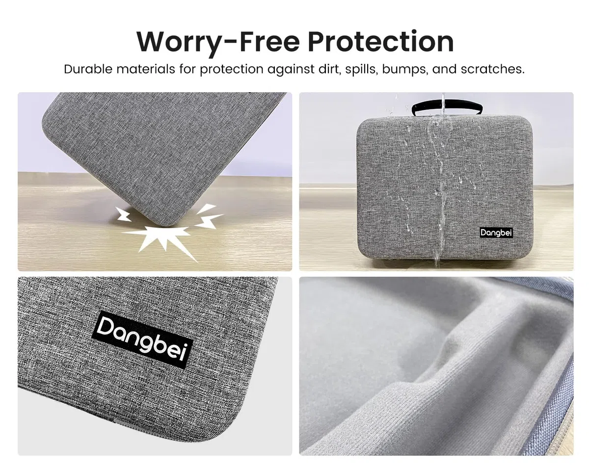 Dangbei Beamer Aufbewahrungsbox Kompatibel Atom mini Beamer(B0CL4QGM1B), Mini Projektor Tasche Tragetasche Wasser- & Staubdicht Stoßgeschützt - Nur Zubehörtaschen 29,2×23,8×9,7cm, 0,54kg