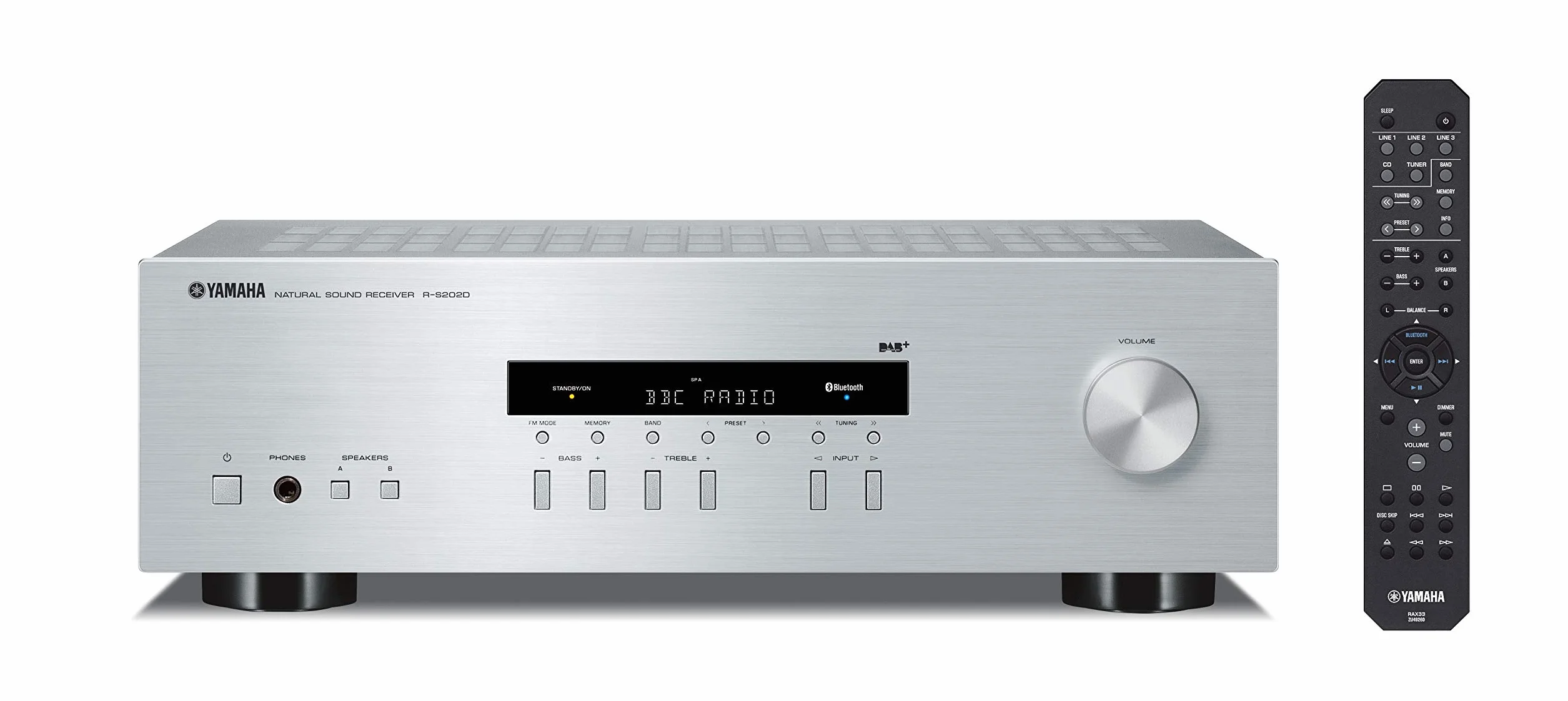 Yamaha RS-202D Stereo-Receiver DAB silber