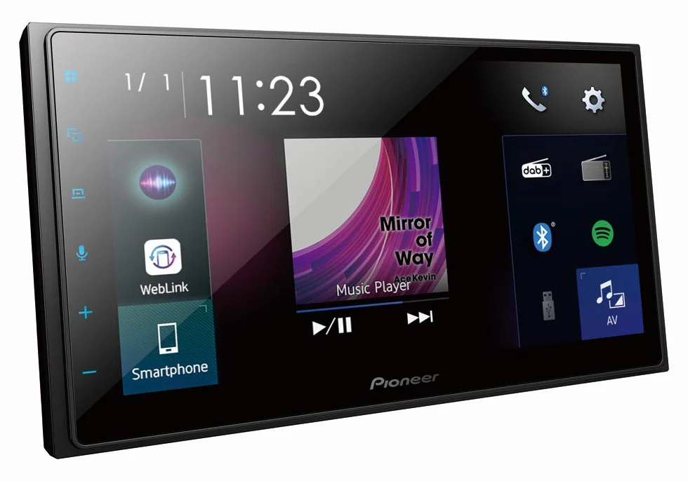 Pioneer SPH-DA250DAB, 6,8" 2-DIN-Mediareceiver mit Apple CarPlay, Android Auto, DAB+ und Bluetooth