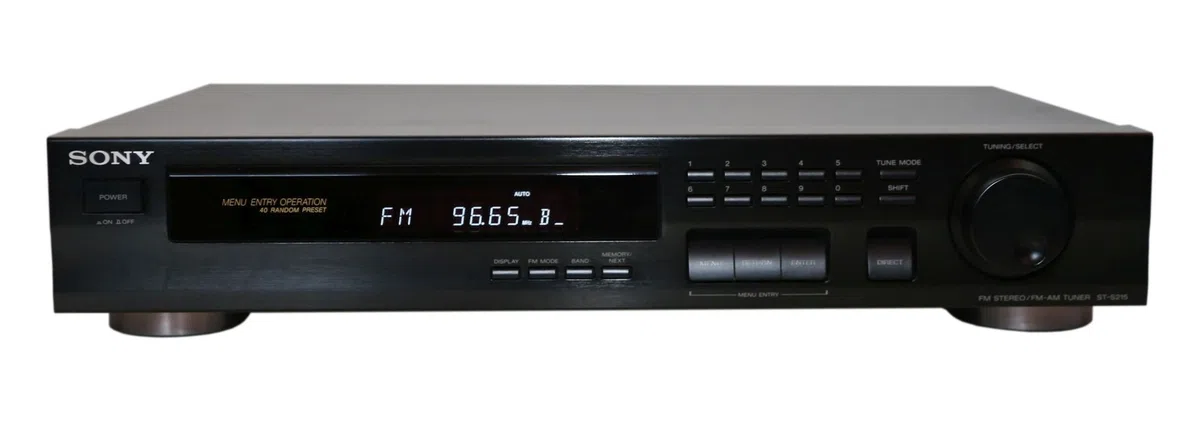 Sony ST-S 215 Tuner in schwarz