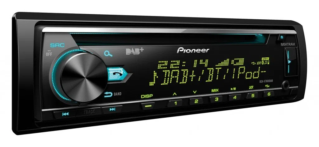 Pioneer DEH-X7800DAB | 1DIN Autoradio | CD-Tuner mit RDS | FM und DAB/DAB+ Tuner | CD | Bluetooth | MP3 | USB | AUX-Eingang | Bluetooth Freisprecheinrichtung | Kompatibel mit Android und iPod/iPhone