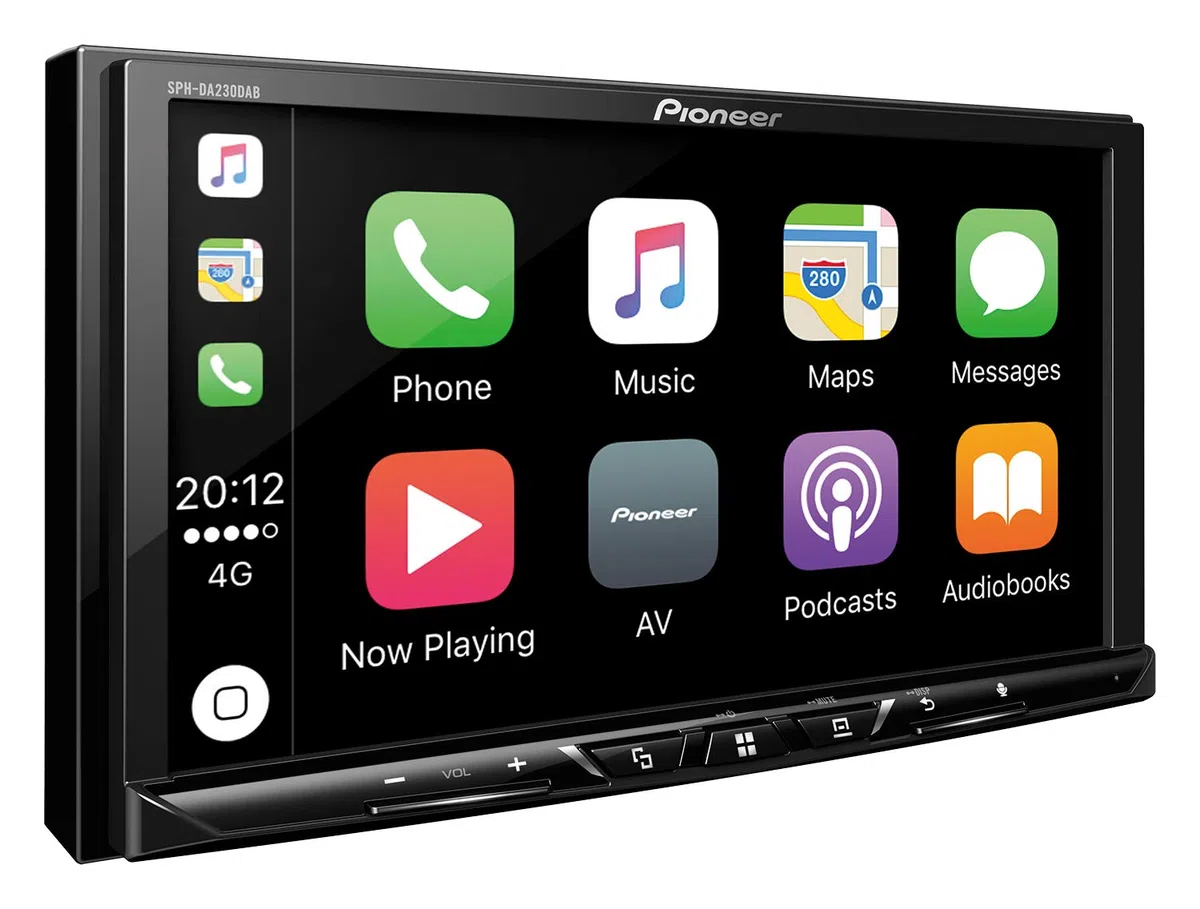 Pioneer SPH-DA230DAB 2DINAutoradio, 7 Zoll Clear-Resistive-Touchpanel, Bluetooth, DAB+ Digitalradio, Apple CarPlay/Android Auto