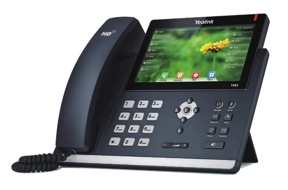Yealink t48s Ultra-elegant Gigabit IP-Telefon – Schwarz