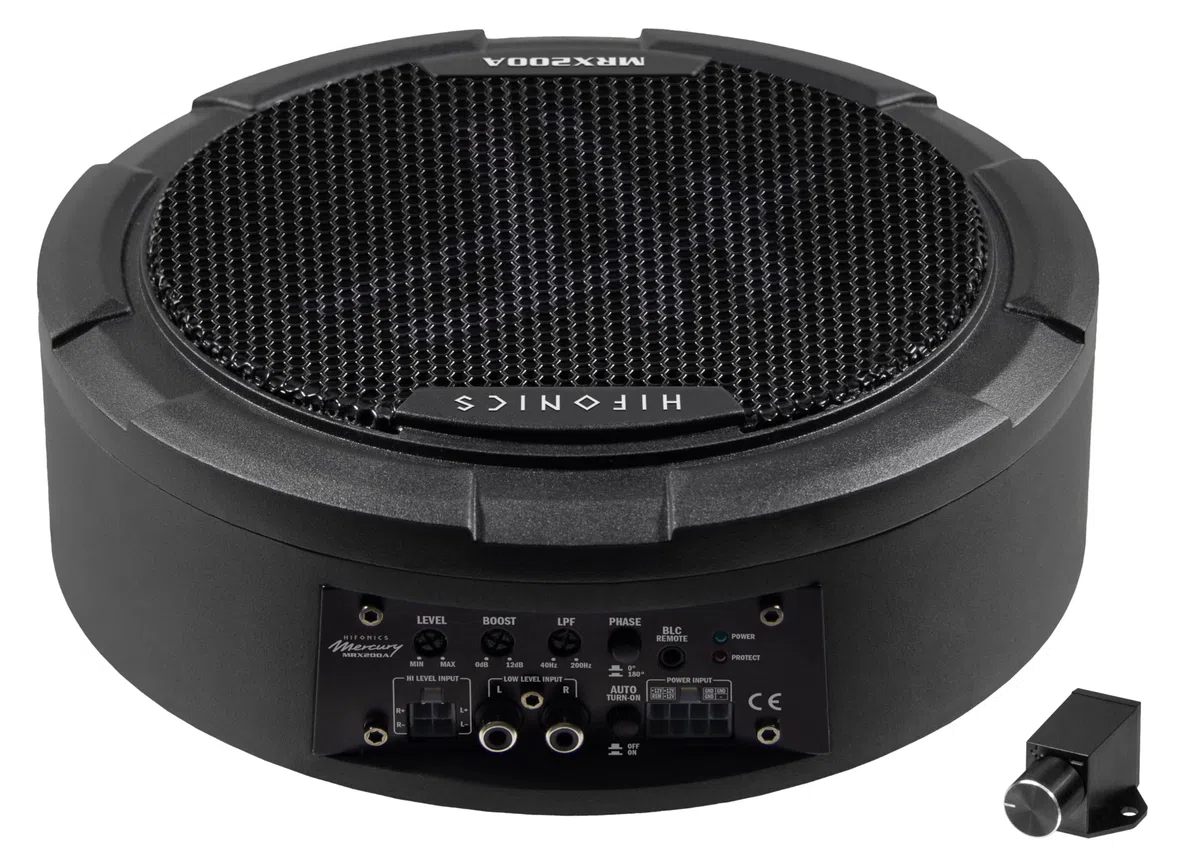 Hifonics MRX200A | 20 cm (8") Aktiv-Subwoofer für Reserverad