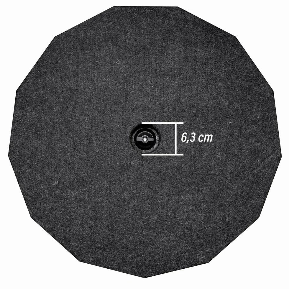 Option DRIVE10FLAT-BRP-D2 - Passiver 25cm Reserverad-Subwoofer (300 Watt RMS) mit Doppel-Schwingspule 2X 2 Ohm - Flacher Subwoofer mit 13cm Höhe