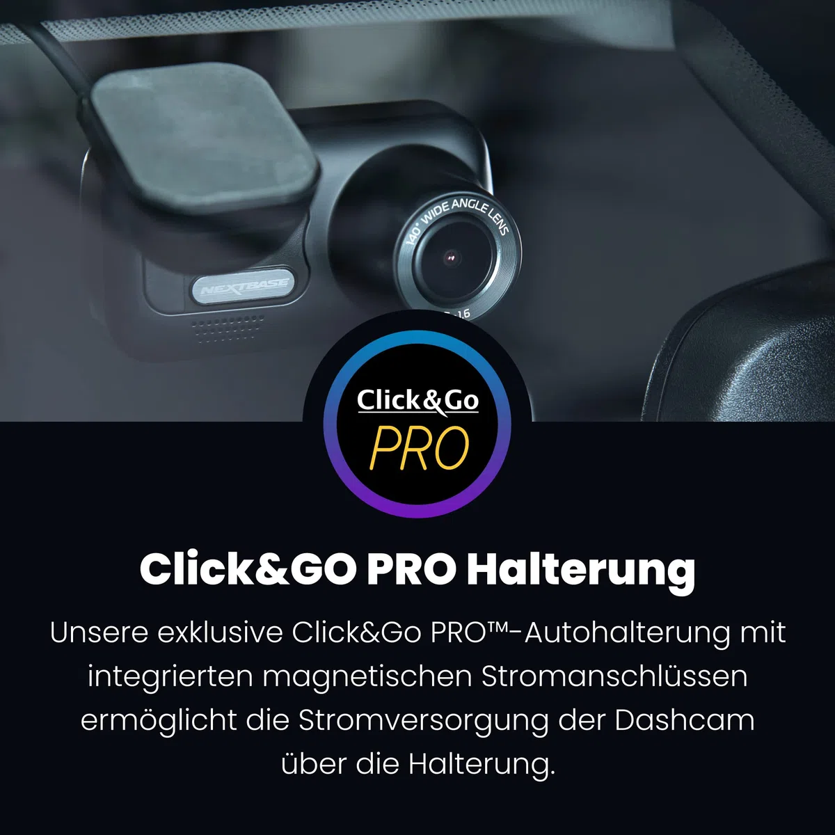 Nextbase 222X Front- und Heck-Dashcam, 1080p vorne und 720p hinten