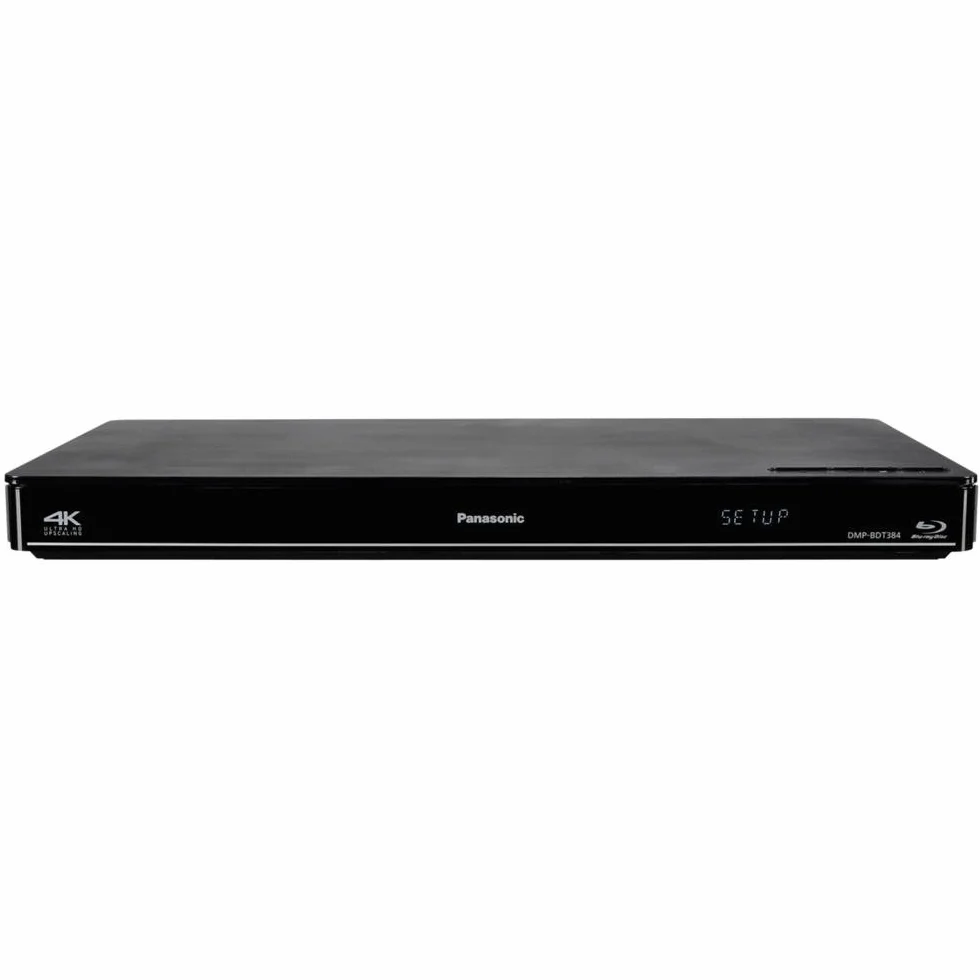 Panasonic DMP-BDT384EG 3D Blu-ray Player (4K Upscaling, WLAN, DLNA, VoD, HDMI-Steuerung, USB, NAS) schwarz