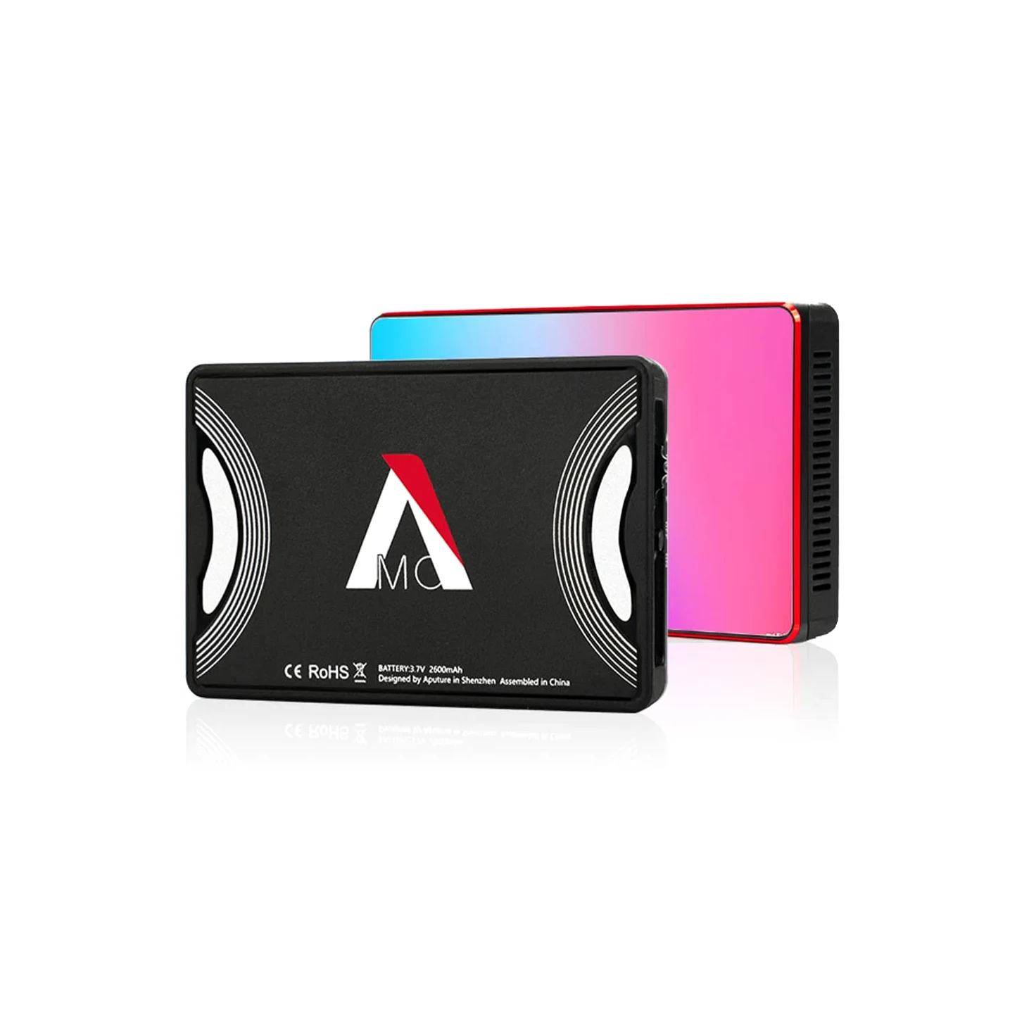 Aputure MC RGB LED-Kameraleuchte 3200-6500K, Kreatives Randlicht für Fotografie, Video & Filmemacher, Key-Light für Nahaufnahmen, Leichtgewicht für Reisen, Unterstützt App-Steuerung & Qi-Ladung