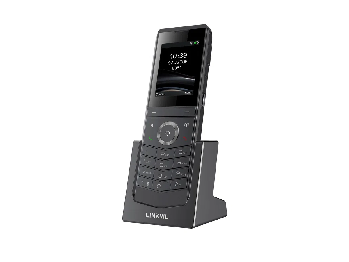 Fanvil W611W V2・IP-Mobiltelefon・Schwarz・Kabelloses Mobilteil・4 Zeilen・1000 Eintragungen・LCD (W611W V2)