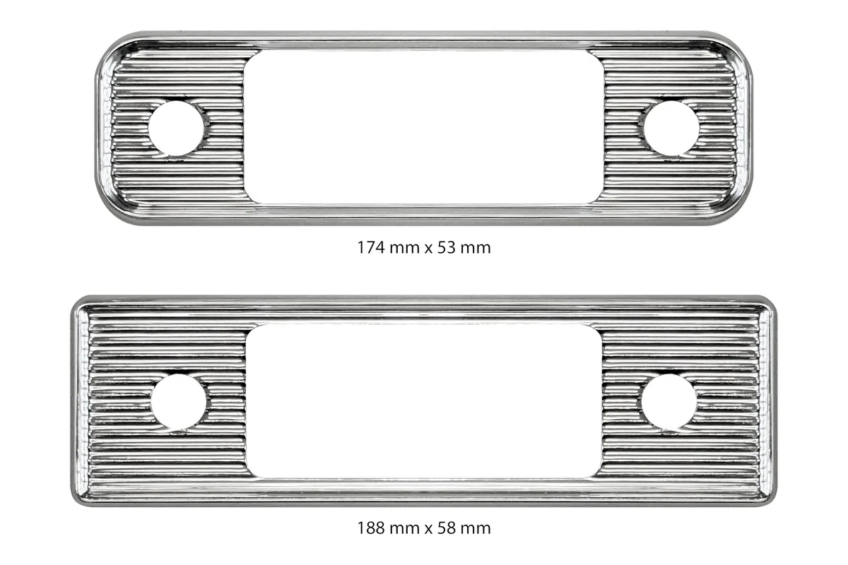 Blaupunkt Frankfurt Stereo Classic, 1-DIN Autoradio, Oldtimer-Design mit verchromter Metallfront im Wellendesign, DAB+, Bluetooth, USB, Aux-Eingang, Lenkradfernbedienung, Sub-Out, 4x50Watt, 12v