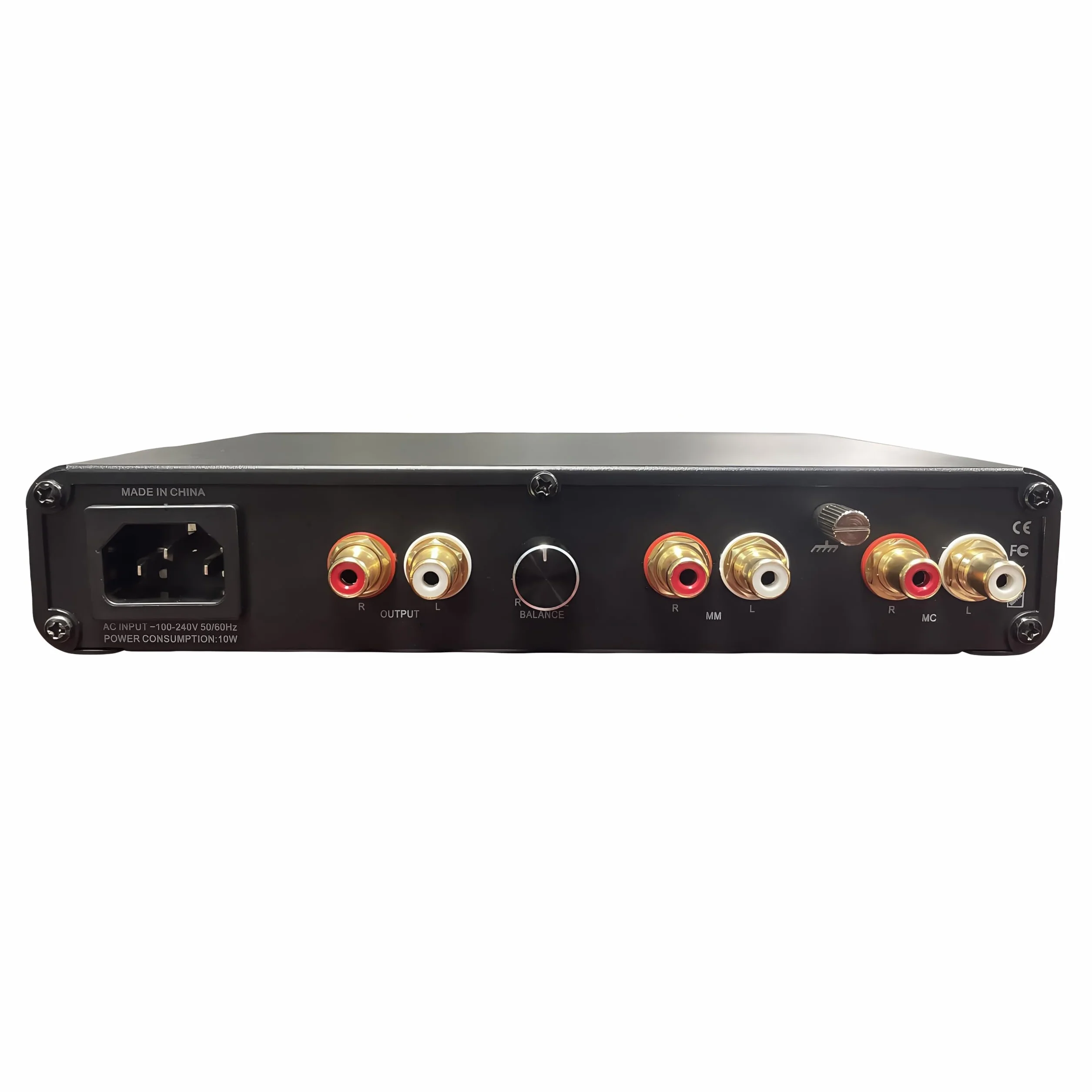 WAudio Phono-Vorverstärker für Plattenspieler MM/MC mit Kopfhörer-Verstärker, Lautstärkeregler und Balance-Regler – Hi-Fi-Vinyl-Schallplattenspieler-Vorverstärker, geräuscharmer RIAA-Equalizer