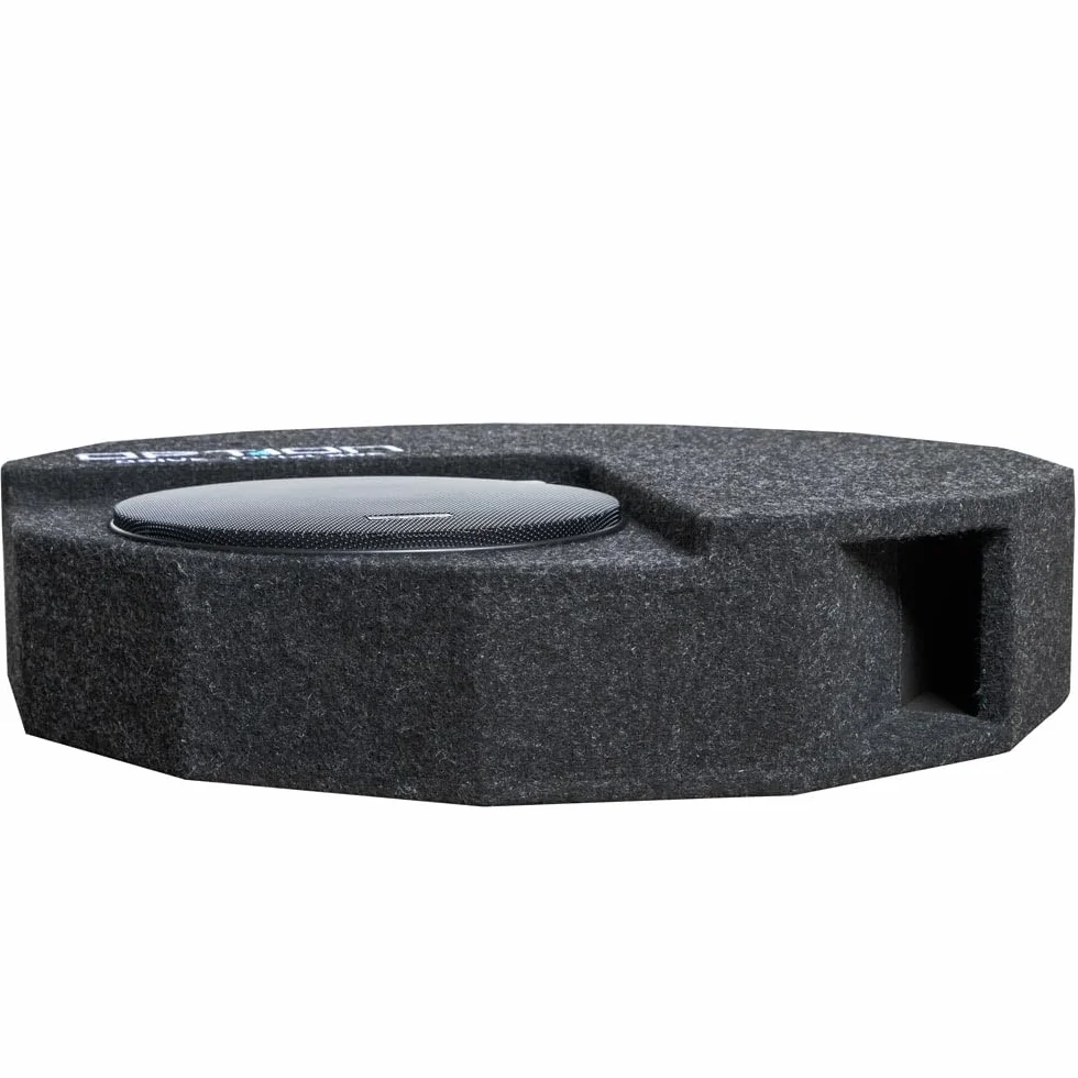 Option Reserverad Subwoofer kompatibel mit Fahrzeuge mit Beats-Soundsystem ab Werk - Passiver Reserverad-Subwoofer DRIVE10BRP-FLAT-D2 - Plug & Play