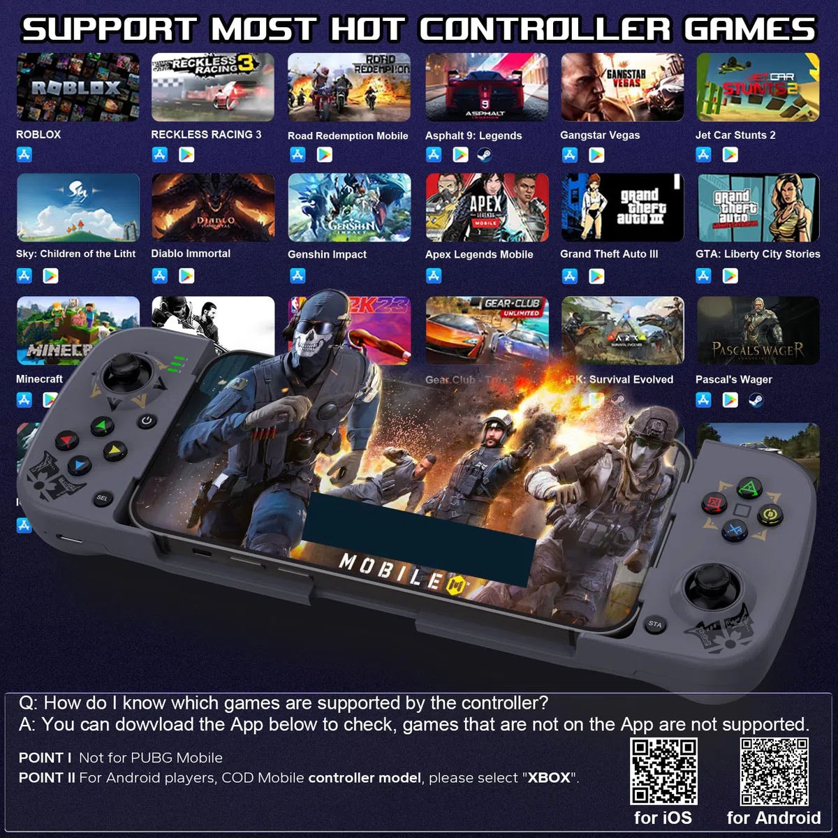 Joso power controller, die sich auf den einsatz Von iPhone, iPhone, PC /M2 konzentrieren und handy-controller auf iPhone 15, 14, 13, 12, 11 und und verkaufte verkaufte Impact