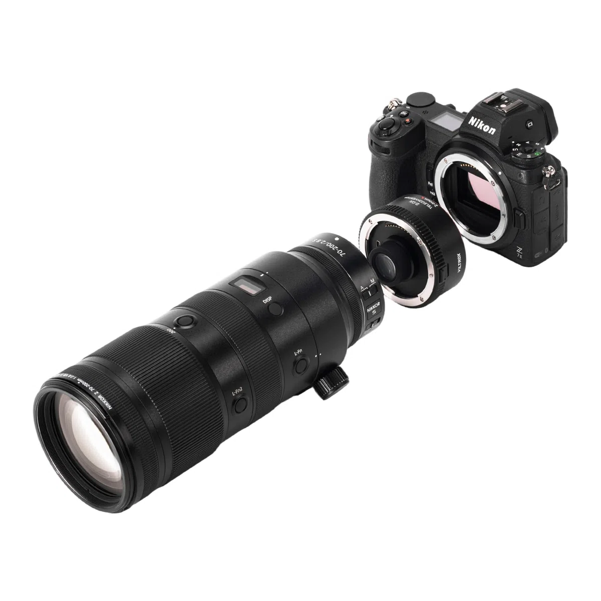VILTROX Telekonverter TC-2.0X Z, 2.0X Telekonverter mit Autofokus für Nikon Z Mount NIKKOR Z 70-200mm f/2.8 100-400mm f/4.5-5.6 400mm f/4.5 VR S