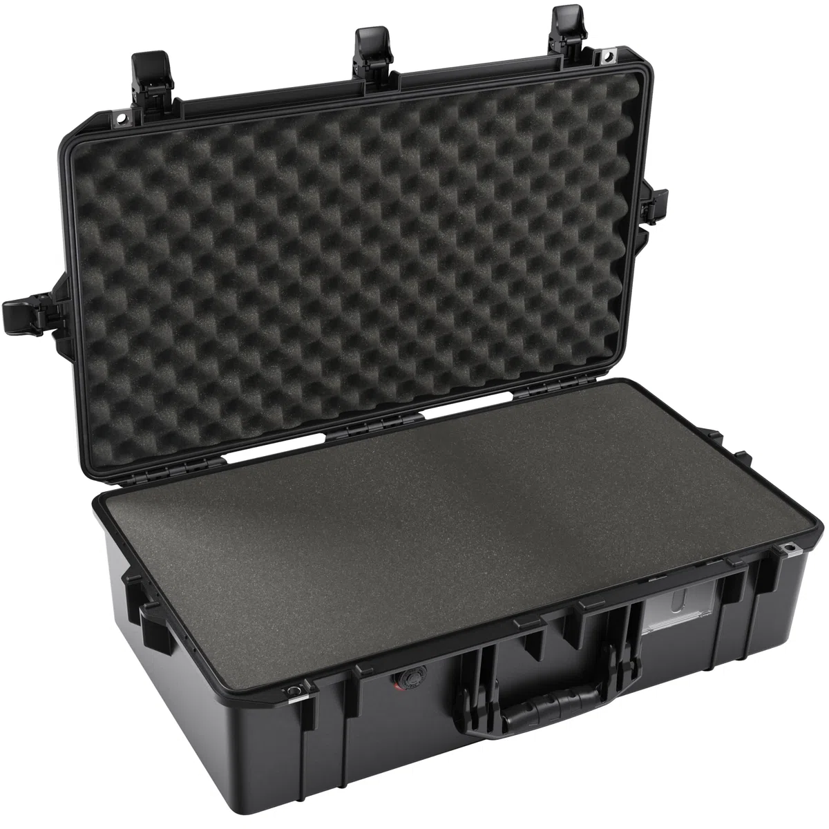PELI 1605 Air Leichter Schutzkoffer für Kamera Equipment, Wasser- und Staubdicht, 50L Volumen, Mit Schaumstoffeinlage (Anpassbar), Farbe: Schwarz