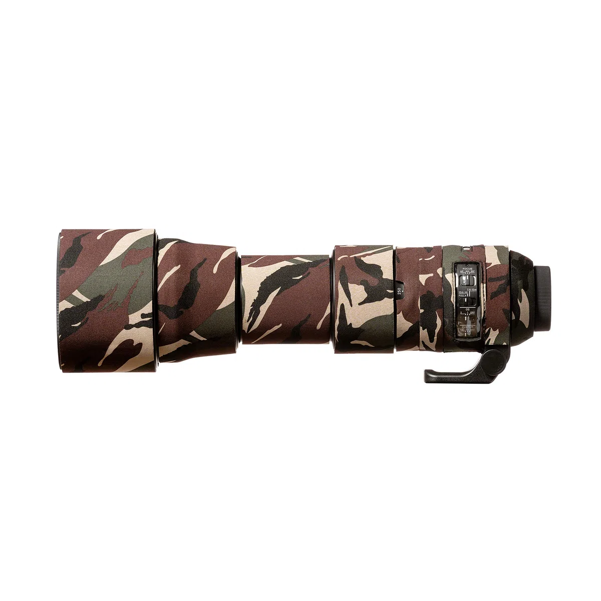 easyCover - Lens Oak - Objektivschutz - Schutz für Ihr Kameraobjektiv - Sigma 150-600mm f/5-6.3 DG OS HSM Contemporary - Grüne Camouflage